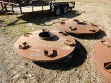 1 SET STEEL WHEELS  FITS JOHN DEERE 60 SERIES TRACTOR