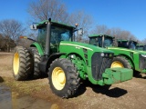 JOHN DEERE 8270R TRACTOR,  POWER SHIFT, Q HITCH, 1000 PTO, REAR WEIGHTS, QU