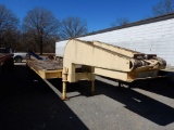 LOWBOY TRAILER,  TRI AXLE, 15' LOAD DECK, 4' DOVETAIL, 10.00-15 TIRES ON DA