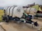 1000 GALLON POLY SPRAY TANK WITH PUMP  TRAILER MOUNTED, 2 AXLE ON IMPLAMENT