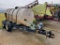 1000 GALLON POLY SPRAY TANK WITH PUMP  TRAILER MOUNTED, 2 AXLE ON IMPLAMENT