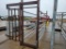 SHOPBUILT HEAVY DUTY CATTLE CROWDING/LOADING ALLY W/SLIDE GATE,  15' X 36