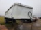 1991 SHOPBUILT END DUMP TRAILER,  24', TANDEM AXLE, SPRING RIDE, 11R24.5 ST