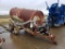 1000 GALLON WATER TRAILER  STEEL TANK, TANDEM AXLE,