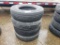 (4) ORIGINAL LOW PRO R22.5 TIRES