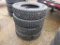 (4) 11R24.5 LUG TIRES