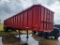 1967 HOMEMADE FLAT BOTTOM GRAIN TRAILER  40', WOODEN SIDES, ROLL TARP, SLID