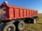 1987 HOMEMADE 24' DUMP TRAILER  TANDEM AXLE, SPRING RIDE, BUD WHEELS, 24.5