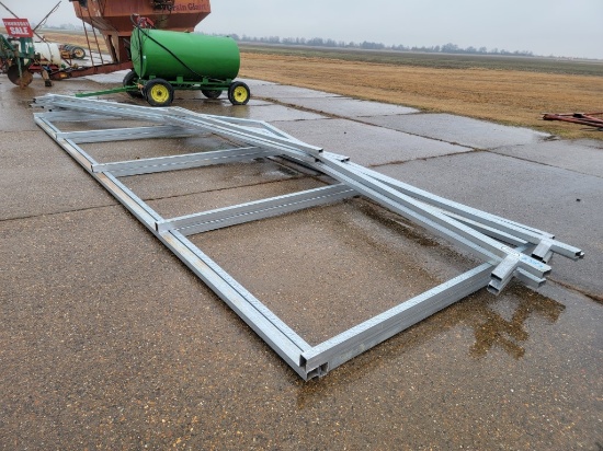 PORTABLE BUILDING FRAME  27X24X8 GALVANIZED FRAME