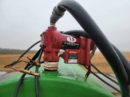500 GALLON FUEL WAGON  WITH 15 GPM 12V PUMP