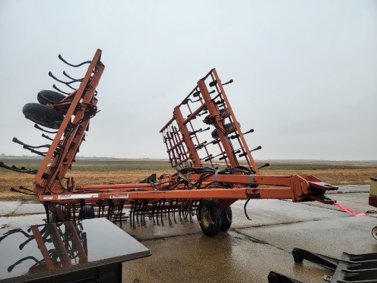 KONGSKLIDE 3500 FIELD CULTIVATOR  28 FOOT, HYDRAULIC FOLD, S-TINE, 5 BAR SP