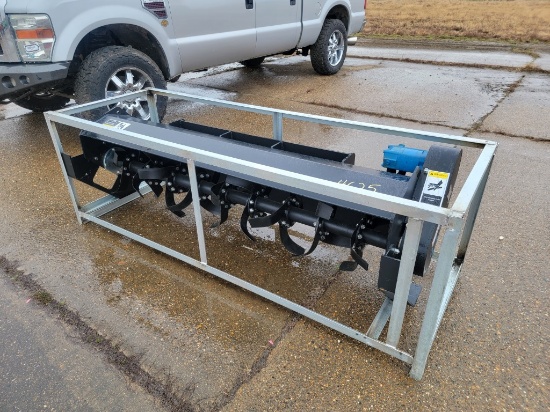 GREAT BEAR 72" SKID STEER QUICK ATTACH ROTARY TILLER