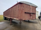 LUFKIN FLAT BOTTOM GRAIN TRUCK  40', 60