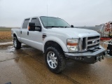 2008 FORD F250 XLT SUPER DUTY PICKUP TRUCK 153210+/-MILES  V8 POWERSTROKE E