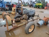 DUETZ 1011 4 CYLINDER POWER UNIT  WITH A 6X8 PUMP,