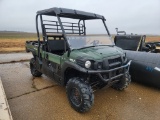 2016 KAWASAKI MULE PRO FX SXS 8174+/-MILES  4WD, DUMP BED, S# JKBAFSF17GB50