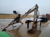 LONG 1199B BACK HOE ATTACHMENT  3PT HITCH, OUT RIGGERS, 24