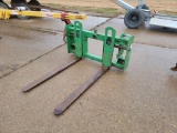 JOHN DEERE QUICK ATTACH FORKS