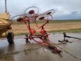 DURABELT 8 WHEEL HAY RAKE  HYSRAULIC FOLD,