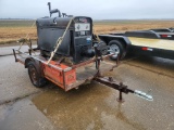 LINCOLN SA200 PORTABLE WELDER ON TRAILER,  GAS ENGINE S# 484829, NO TITLE