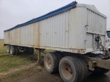 1976 FLAT BOTTOM GRAIN TRAILER  36', 60