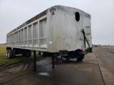 1988 AZTEC 35' ALUMINUM END DUMP TRAILER,  TANDEM AXLE, CENTERPOINT SUSP.,