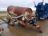 1000 GALLON WATER TRAILER  STEEL TANK, TANDEM AXLE,