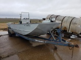 ROUGHNECK 18' ALUMINIUM BOAT  CENTER CONSOLE, S# 0MCL1948E394, NO TITLE