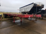 42' FLAT BED TRAILER, NO TITLE