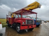 1999 GMC C7500 BUCKET TRUCK 85,931+/- MILES SHOWING  CAT DIESEL ENGINE, 10
