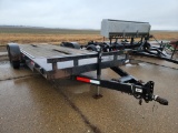 2016 20' TILT TRAILER  TANDEM AXLE, 8 HOLE 16