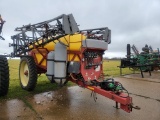 REDBALL 670 SPRAY RIG  80' BOOM, 1200 GALLON, MONITOR IN THE TRAILER S# 020