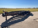 2002 HOMEMADE SPRAY RIG HAULING TRAILER  PINTAIL HITCH, AIR BRAKES, TANDEM