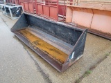 8' LOADER BUCKET FOR SKID STEER QUICK ATTACH