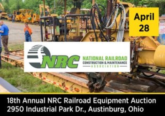 NRC Railroad Equipment Auction (ONLINE ONLY)