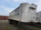 1984 ALFAB END DUMP TRAILER,  ALUMINUM, 28', TANDEM AXLE, SPRING RIDE, 285/