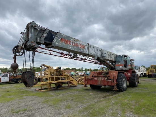 LINK BELT 82T-55-290-325 ROUGH TERRAIN CRANE,  EROPS, 4-STAGE BOOM, OUTRIGG