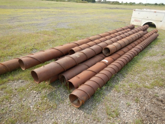 LOT OF BORING PIPE