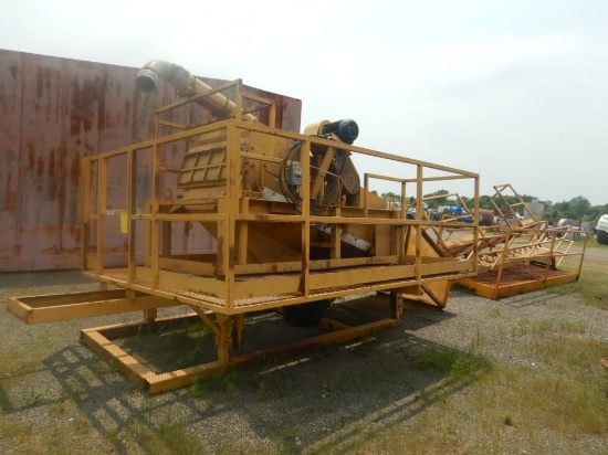 SHAKER PRESS,  ELECTRIC, WITH WALKWAY AND STAIRS