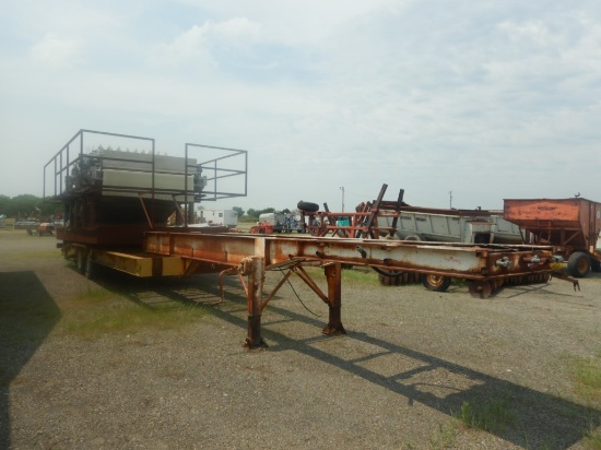 ANDRITZ BELT PRESS,  MOUNTED ON SHOPBUILT EQUIPMENT TRAILER, 46', TANDEM AX