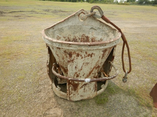 METAL HOPPER BOTTOM TYPE BASKET