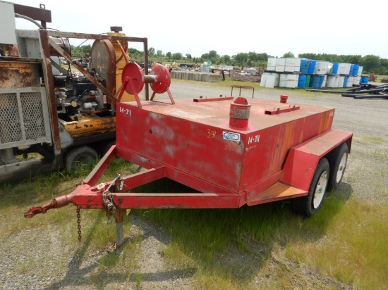 FUEL TRAILER,  TANDEM AXLE, SINGLE TIRE S# N/A C# 14-311