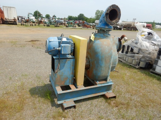 GORMAN RUPP PUMP,  ELECTRIC, FORKLIFT SKID MOUNTED