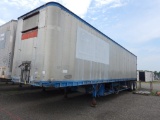 STRICK VAN TRAILER,  38', TANDEM AXLE, SPRING RIDE, 10.00 - 20 TIRES ON DAY