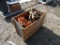 CRATE OF TIE DOWN HOOKS/ANCHORS & OVERHEAD ROLLERS
