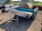 BUMPER PULL PICKUP BED TRAILER W/225 GALLON POLY TANK, NO TITLE