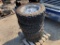 (4) 33 X 12.50 R20 TIRES/WHEELS