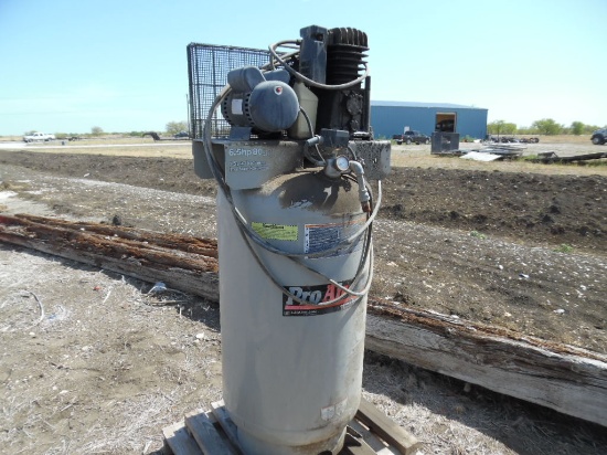 PRO AIR VERTICAL 6.5HP ELECTRIC 175PSI SHOP AIR COMPRESSOR