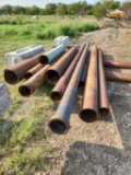 LOT OF ASSORTED VARIOUS SIZE SCRAPE PIPE