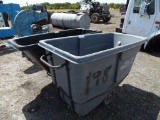 (2) 1 CU.YD. PLASTIC SHOP TRASH CARTS